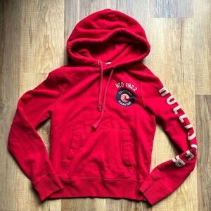 Hollister y2k vintage Red Hoodie